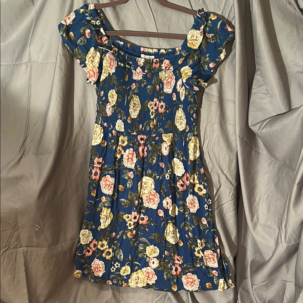 Maurices Blue Floral Midi Dress